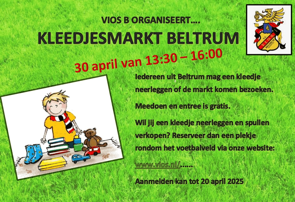 Update: Kleedjesmarkt gaat niet door