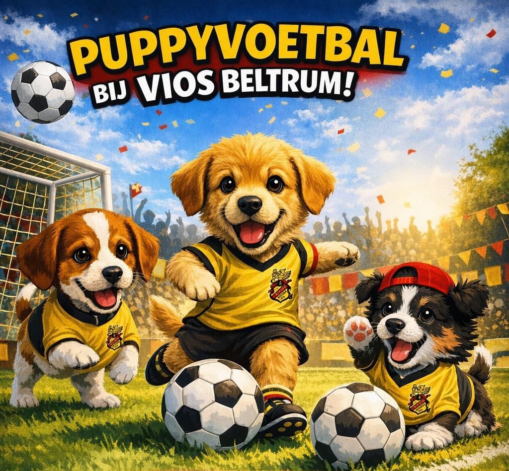 ‘Puppyvoetbal’ bij VIOS Beltrum!
